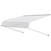 VEVOR Pensilina per Finestra Porta da 1219 x 1066 mm Tettoia per Porta Ingresso, Lega di Alluminio Antiruggine, Pensilina per Patio Esterna, per Protezione da Pioggia, Neve e Luce Solare