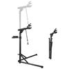 VEVOR Supporto per Riparazione Bici, da 37 kg con Altezza Regolabile da 102 a 162 cm e Vassoio Portautensili Magnetico, Supporto Pieghevole per Manutenzione Bici, per Meccanici da Casa