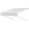 VEVOR Pensilina per Finestra Porta da 1524 x 1066 mm Tettoia per Porta Ingresso, Lega di Alluminio Antiruggine, Pensilina per Patio Esterno, per Protezione da Pioggia, Neve e Luce Solare