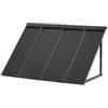 VEVOR Pensilina per Finestra Porta da 1125 x 610 mm Tettoia per Porta Ingresso, Acciaio Verniciato a Polvere Antiruggine, Pensilina per Patio Esterna, per Protezione da Pioggia, Neve e Luce Solare