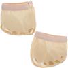 BESPORTBLE 1 Paio di Scarpe da Ballo Infradito da Ballo con Punta per Piede Zampe Suola Mezza Suola Scarpe da Ballo Infradito con Punta Zampe Calzini Antiscivolo Scarpe Fitness