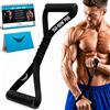 Bullworker ISO-BOW Pro Pair - Attrezzi per esercizi isometrici - Cinghia per stretching e allenamento auto-resistenza, cinghie portatili per esercizi a casa con manici per yoga, pilates, mobilità e