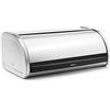 Brabantia Portapane in Acciaio, Apertura a Scomparsa, Standard, Inox Satinato