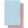 Kokonote Set 2 Quaderni A5 Nude Sky Basic Studio - Set Quaderni per Appunti: Bullet Journal Puntinato e a Pagine Bianche con Copertina Flessibile, 64 Pagine ciascuno, 20 x 13 cm