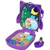 Polly Pocket Il Campeggio dei Gufetti, Playset Tascabile con Micro Bambole e Accessori, Giocattolo per Bambini 4+ Anni,GKJ47