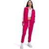 Under Armour Tricot Tracksuit Pantaloni, Fucsia sfumato/Bianco/Bianco, L Donna