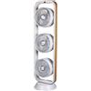 Termozeta AIRZETA TRICICLO Ventilatore a Torre 3 Motori Bianco TZAZTR01