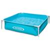 Intex 57173NP - Piscina Mini Frame Azzurro, Acciaio e PVC, Azzurro, 122x122x30 cm