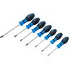 BGS 7841 | Serie di cacciaviti | profilo a T (per Torx) con alesatura | T10 - T40 | 7 pz.
