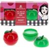 MAD BEAUTY - Duo di balsami per labbra Biancaneve alla Mela e alla Fragola, Principesse Disney