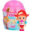 Cry Babies Magic Tears Tropical Beach Babies | Bambola a sorpresa da collezione che piange lacrime vere con costume da bagno e 7 accessori - Giocattolo per ragazze e ragazzi dai 3 anni in su
