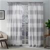 Exclusive Home Coppia di Tende Darma, 137 x 239 cm, Poliestere, Grigio Tortora, W 50 x L 96 (2 Panels), 2 unità