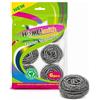HOMESmith Confezione da 6 pagliette in acciaio inox (HS-130)