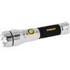 STANLEY Torcia a mano ricaricabile, 500 lumen, corpo in alluminio leggero, grado di protezione IP44, adatta per l'uso in vari ambienti.