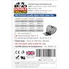Double Dragon Confezione da 500 fascette stringicavo nere, resistenti, lunghe e piccole (100 mm x 2,5, 150 mm x 2,5, 150 mm x 3,6, 200 mm x 3,6, 250 mm x 3,6), fascette autobloccanti in nylon per