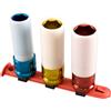 SUNEX Tools 2842 - Set di chiavi a bussola a percussione con attacco da 1,27 cm, extra sottile, 3 pezzi