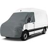 Opaltool Copertura Parabrezza Camper per 2007-2017 VW Crafter | 420D Telo Copri Parabrezza Camper con 10 Bande e Magneti per Protezione da Ghiaccio, Neve e Sole