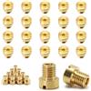 INNAL Kit Getti Carburatore Ugelli per Carburatore Getti Carburatore Principale Ugello Carburatore Dimensione 55 60 65 70 75 80 85 90 95 100 105 110 115 120 125 130 135 140 45 150 (giallo, M5)