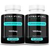 XTRA FUEL Premium Turk. Capsule - 1000 mg di dose giornaliera - 180 capsule (dose elevata) - Estratto naturale e testato in laboratorio (formula 10:1) - Popolare per il bodybuilding e l'allenamento con i pesi