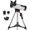 Celestron 31150 LCM 114 Telescopio riflettore newtoniano computerizzato, Argento