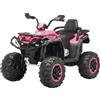 Quad Elettrico per Bambini Quad Medio 12V-Rosa