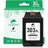 COLORETTO 303XL Cartuccia d'inchiostro Sostituzione per HP 303 XL Envy Photo 7830 6232 6230 6220 7130 7134 7800 6234 6222 6255 6258 6552 7120 7132 7155 7158 Tango Tango X inchiostro stampante Nero
