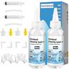 FANSHENG Kit Pulizia Testine Stampante, Pulitore per ugelli 200ml liquido per la pulizia della testina di stampa Compatibile con HP Epson Canon Samsung e Kodak stampanti a getto d'inchiostro