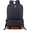 FANDARE Zaino Zainetto Scuola Zaino per 15.6 pollici PC Daypacks per Uomo Donna Business Viaggio Lavoro Scuola Università Backpack Impermeabile Poliestere Blu scuro