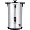 LOUIS TELLIER - Percolatore professionale per caffè, capacità 6,3 l, 50 tazze, in acciaio inox, filtro in acciaio inox, rubinetto antigoccia