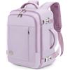 VANKEV Zaino Ryanair 40x20x25 Zaino da Viaggio Aereo Bagaglio a Mano | Donna Uomo 20L Borsa da Cabina, Borsa leggera casual per Scuola Lavoro Trekking, per PC Portatili 14 Pollici, viola chiaro