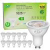 GY Lampadina LED GU10, 6.5W Equivalenti a 100 Watt Alogeni, 1025 Lumen, Lampadina LED 2700K Bianco Caldo, Attacco GU10 Lampada Faretto LED 36°, Lunga Durata e Basso Consumo, 12 Pezzi