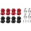 Dilwe Adattatore Pneumatico Auto RC, 4 Pezzi Combinatore adattatore per Hsp (17mm)