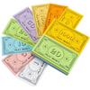 Apostrophe Games opoly soldo del gioco -520 pezzi falsi banconote da tavolo -65 di ogni disegno in 8 Denominazioni - $1, 5, 10, 20, 50, 100, 500, & $1000 - banconote da carta per finta giocare cassiere, Refill