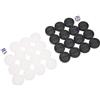 Tnfeeon Backgammon in Bianco E Nero Scacchi Backgammon in Plastica Dama per Bambini Giocattolo Diametro 22mm