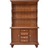 Tnfeeon Libreria in Legno, Miniatura per Casa delle Bambole, 1:12, 3 Strati, 4 Cassetti Mobili, Accessorio Decorativo per collezionisti di Case delle Bambole