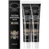 Generisch Tatuaggio crema lenitiva tatuaggio anestetico crema sollievo balsamo 8 ore massima forza tatuaggio crema idratante guarigione unguento con ingredienti biologici naturali 0,71Oz (2 pezzi, M)