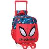 Marvel Disney, Spiderman Authentic, Vorschulrucksäcke, Schulrucksack, aus Polyester, Breite verstellbare Schulterriemen, Doppelfach, Von Joumma Bags
