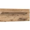 xonox.home Wohnen Woody X4LB9T52 - Mensola da parete in rovere Nox Nb, ca. 160 x 60 x 20 cm