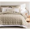 R.SHARE Copriletto Matrimoniale Estiva, Trapunta Matrimoniale Primaverile 300×270 cm Beige, Trapuntino Leggero Coperta Divano Letto Multiuso Mezza stagione, Microfibra Morbido Confortevole OEKO