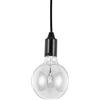 Ideal Lux, Edison SP1 113319 - Lampada a sospensione, nera