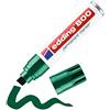 Edding - 800 Maxi Marcatore Permanente Punta a Scalpello, Blister 1 pz. Colore Verde, Tratto 4-12 mm