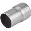 Qiilu Moto Collettori di scarico, 51mm a 60mm moto Connettore silenziatore riduttore adattatore tubo di scarico in acciaio inossidabile