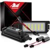 WinPower Luci Targa Led Lampadine Targa Auto Nessun Errore 6000K Luce Bianca Compatibile con I20 Veloster XG30 Coupe Terracan Rio Picanto Soul etc., 2 pezzi