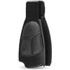 kuyuansu Custodia per chiave intelligente con 2/3/4 pulsanti, per Mercedes-Benz B C E ML S CLK CL Vito 639 Smart Key con logo (2 pulsanti)