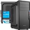 Assemblati PC Computer Intel i3 14100 4,70 Ghz - MSI H610M-G DDR4 - USB 3.2 - Card reader