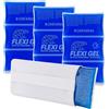 ONFARMA 3 SACCHETTI Ghiaccio riutilizzabile gel caldo e freddo + TASCA - Gelatina blu riutilizzabile in frigo freezer o microonde - Ghiaccio in busta - Caldo in busta - Ghiaccio sintetico