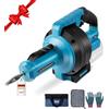 VKE 21V Sturatubi Elettrico, 24FT Sonda Sturatubi, Adatta per Tubi da 20-75 mm, Pulitore di scarico senza fili per fognature, Bagni, WC (Caricabatteria non Incluso)