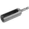 QUARKZMAN 100mm di Lungo 17mm Chiave a Bussola Esagonale con Dado a Slitta Adattatore Punta Guida 1/4 Gambo Esagonale Cr-V