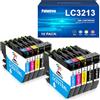 Palmtree LC3213 XL LC3211 Cartucce Compatibili per Brother LC 3211 LC 3213 Cartucce Stampante per Brother MFC-J491DW DCP-J572DW MFC-J497DW MFC-J890DW MFC-J895DW DCP-J772DW DCP-J774DW (10-Pack
