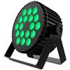 Audibax Dallas 216 - Faretto LED Disco - Faretto Professionale 216W - Dotato di 18 Luci LED RGBW da 12W - Sincronizzazione con Musica - Modalità Automatica - Connessione DMX a 4 o 8 Canali